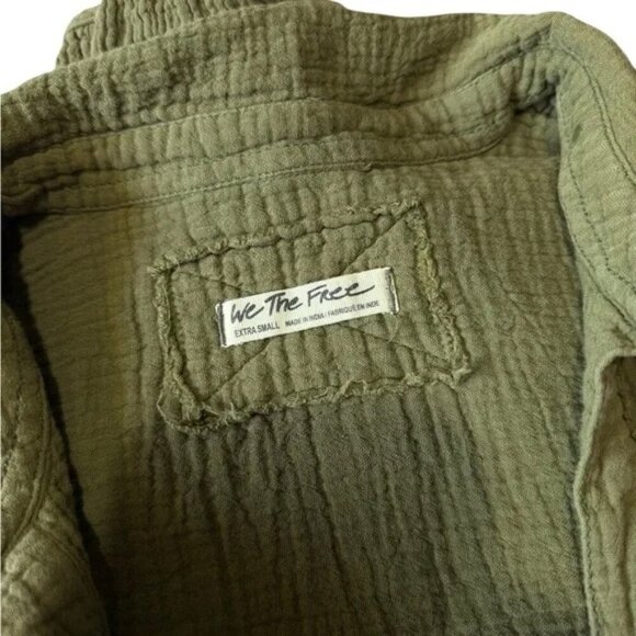 FREE PEOPLE | Women's Yucca Double Cloth Blouse in XS - Picture 5 of 6